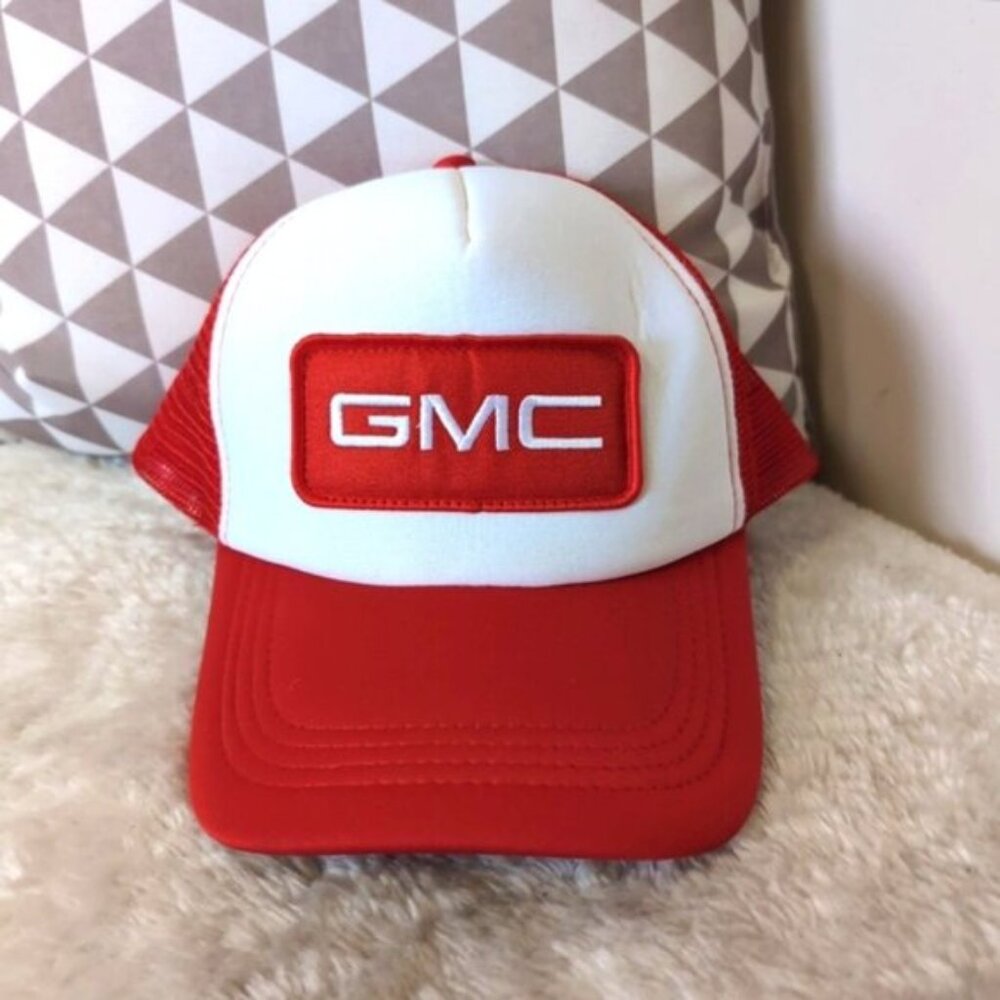 GMC Retro Style 80s 90s Rare Collectible Mesh Trucker Snap Back Cap OS